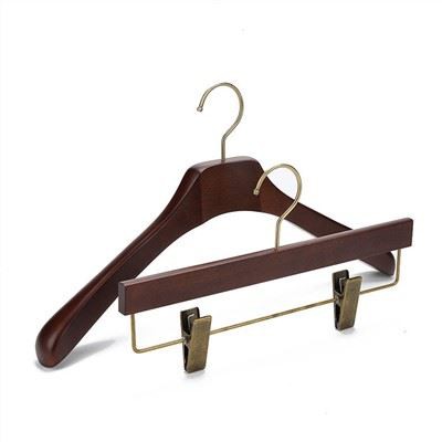 Drewniane wieszaki OEM Deluxe Garment Garnitur Płaszcz